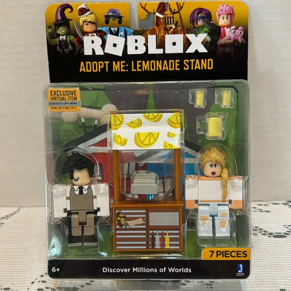 Roblox Adopt Me Lemonade Stand Figures Toys With Code Archer & Sofie - Picture 1 of 2